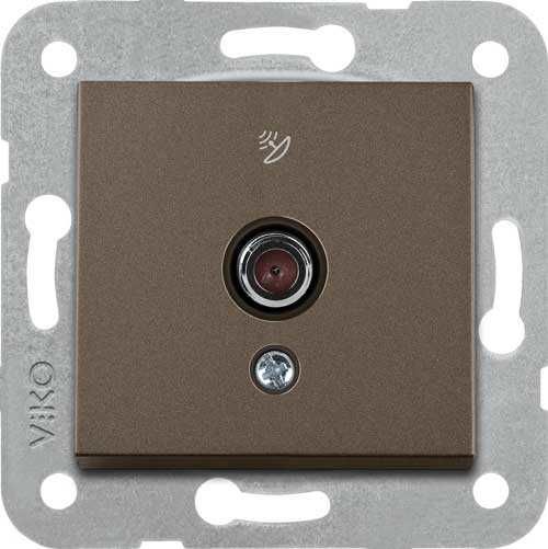 Viko Artline Novella Uydu Prizi F Konnektörlü Sonlu Mekanizma + Kapak 92600009 Antrasit