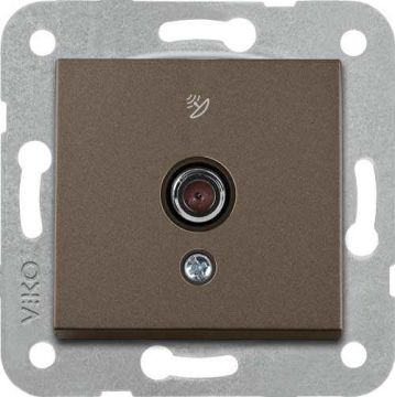 Viko Artline Novella Uydu Prizi F Konnektörlü Sonlu Mekanizma + Kapak 92600009 Antrasit