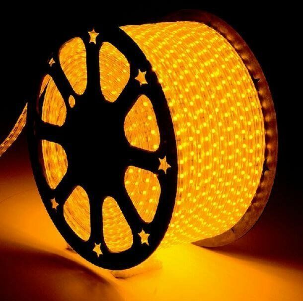 Noas 220 Volt Dış Mekan Hortum Led Aydınlatma Amber Işık 120 Ledli YL41-1206
