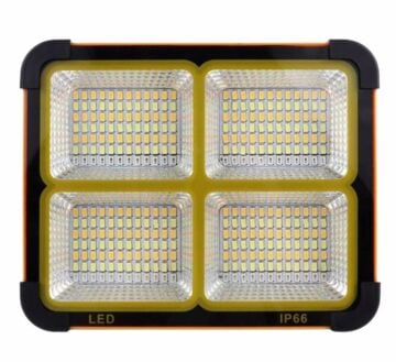 Noas 200W Solar Şarjlı Portatif Taşınabilir Led Projektör Aydınlatma YL71-0209-S