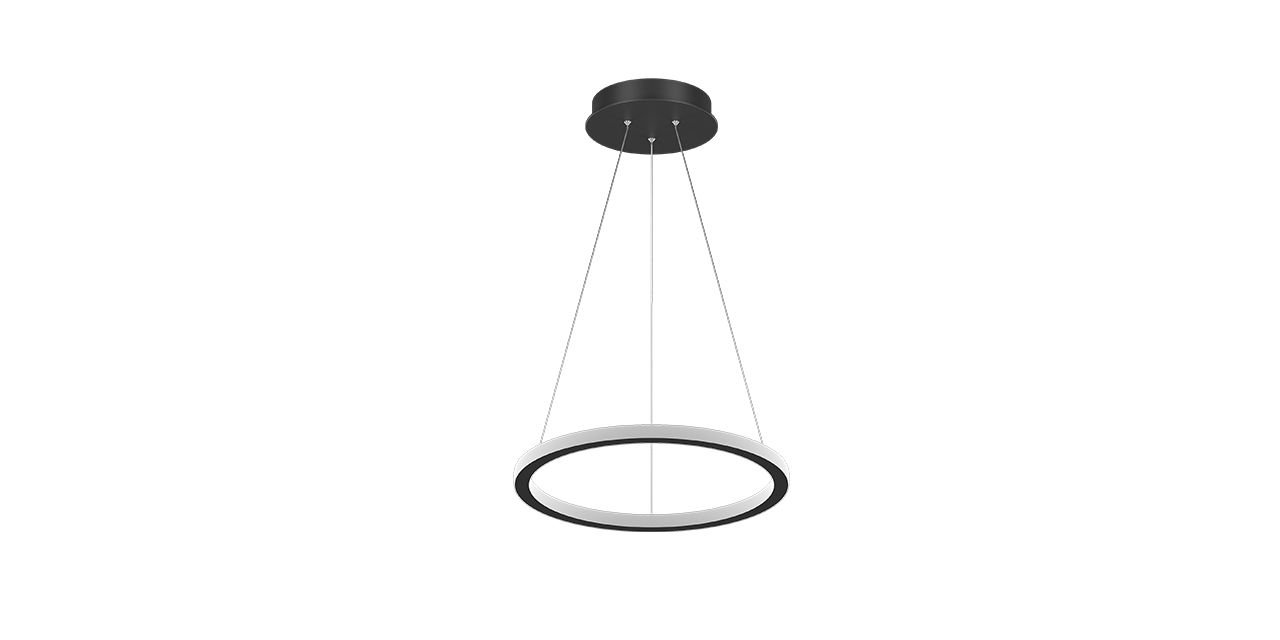 Goya 40 Watt Samsung Ledli Dekoratif Sarkıt Yuvarlak Linear Aydınlatma 40CM GY 8221-40