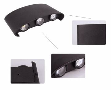 Cata 10W Haiti Dekoratif Led Duvar Aplik Aydınlatma CT-8011