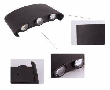 Noas 6W Efes 3+3 Dekoratif Led Aplik Amber Işık YL83-1016