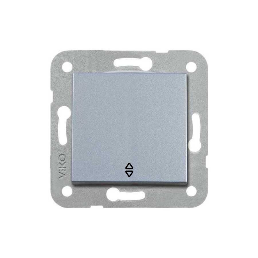 Viko Artline Novella Vavien Anahtar Mekanizma + Kapak 92605304 Gümüş