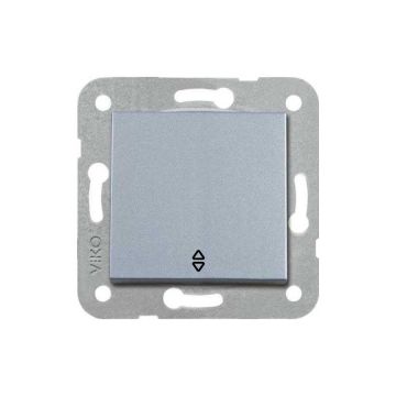 Viko Artline Novella Vavien Anahtar Mekanizma + Kapak 92605304 Gümüş