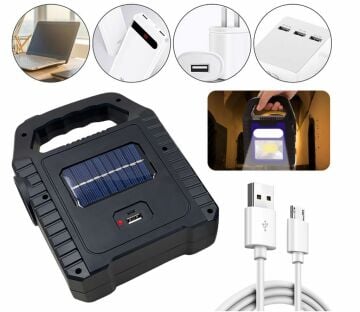 Noas Bitez Şarjlı Solar Güneş Enerjili Led El Feneri YL05-7000