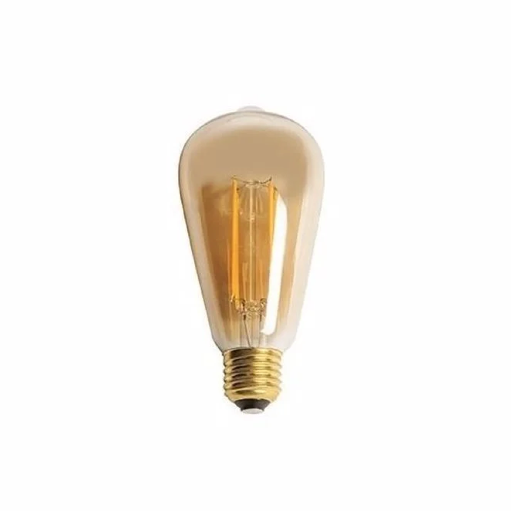 Noas Uzun Flament 4 Watt Rustik Led Ampul Amber Işık YL92-0011