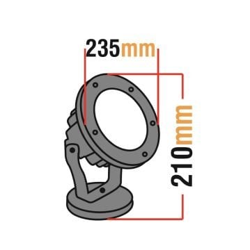 Led Ağaç Bahçe ve Peyzaj Aydınlatma Armatürü 36 Watt
