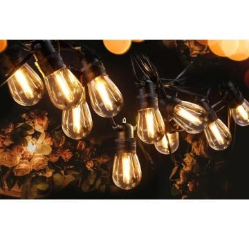 Solar Animasyonlu Karnaval Led Yılbaşı Süsü Ledli 3 Metre 10 Karnaval Led Ağaç Süsü SNC-320