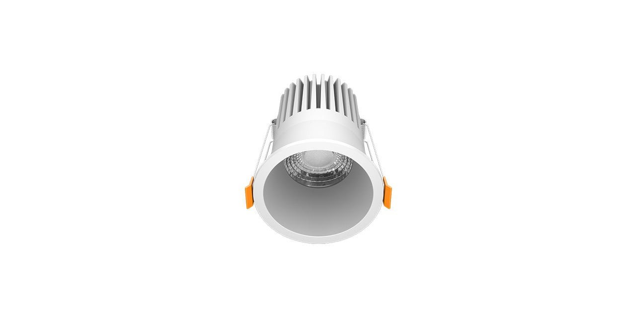 Goya 8 Watt Yuvarlak Samsung Ledli Spot Armatür GY 1730-8 4000K (Natural Işık) - Beyaz - Dimli