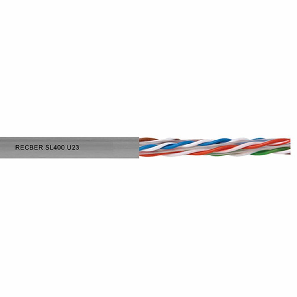 SL400 U23 Category 6 U/UTP 4x2x23AWG Euro-Class Eca PVC Kılıflı Data Kablosu Cat-6 305 Metre