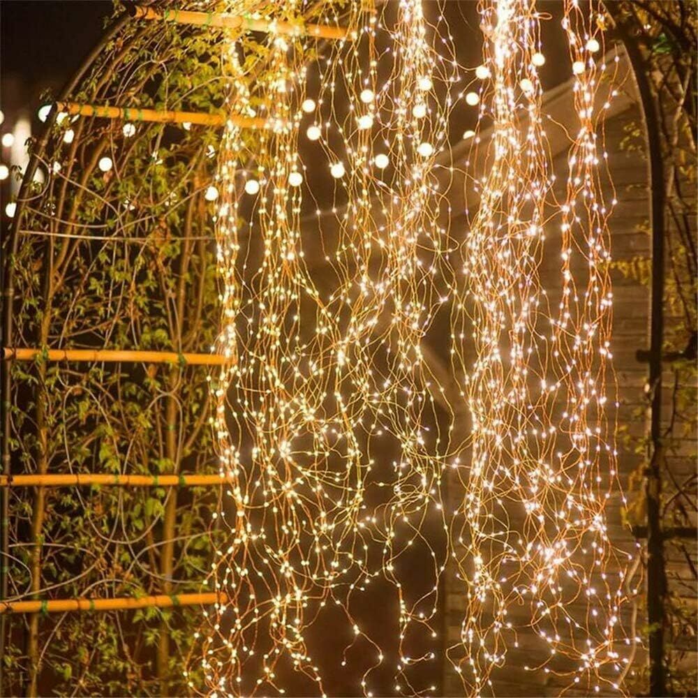 Ağaç Dalı Led Yılbaşı Süsü 2 Metre 10 Ledli Yılbaşı Ağacı Süsü SNC-404 6400K (Beyaz Işık)