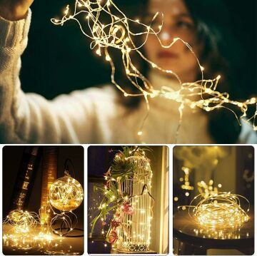 Ağaç Dalı Animasyonlu Led Yılbaşı Süsü 2 Metre 200 Ledli Yılbaşı Ağacı Süsü SNC-404