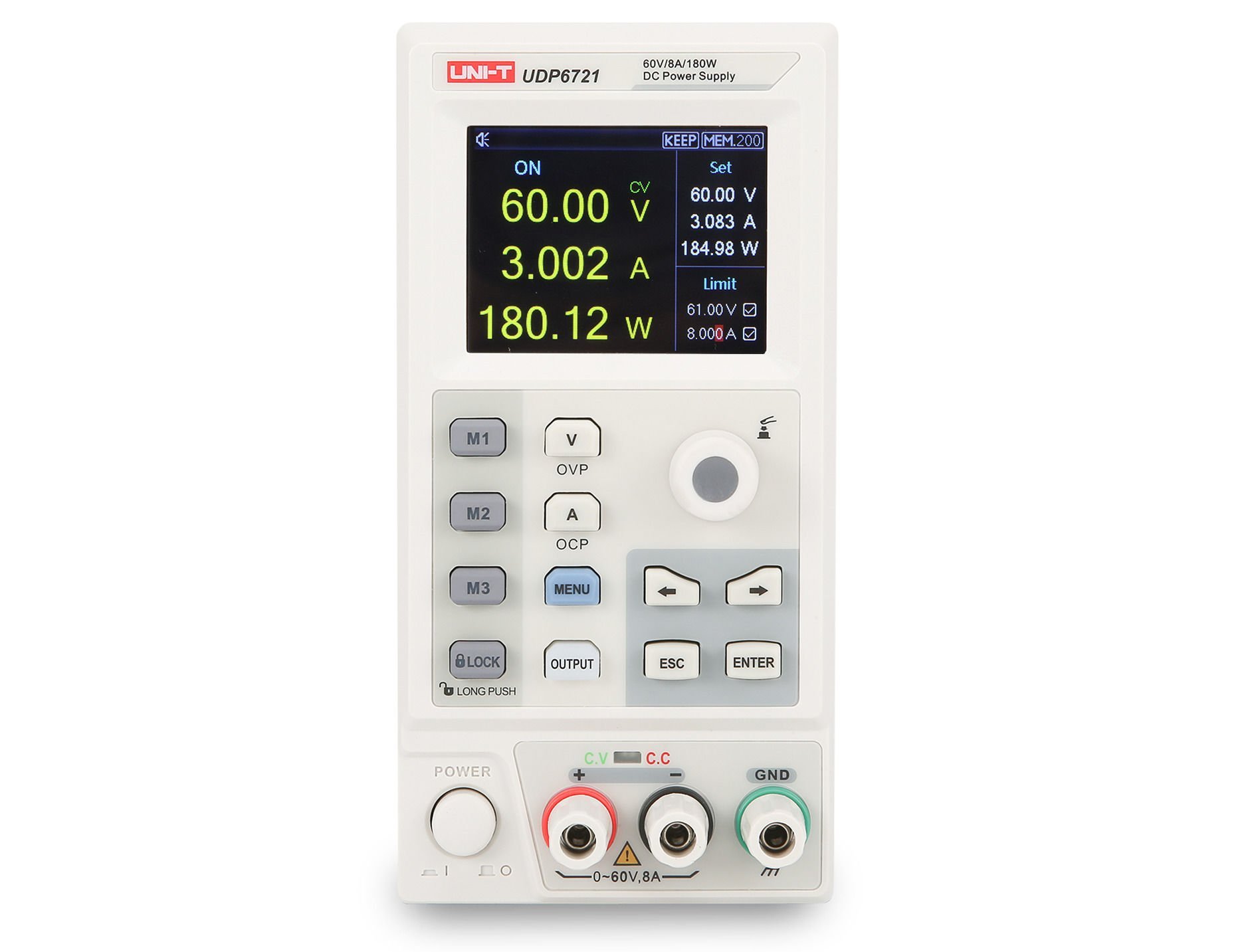 Unit Udp6720 Güç Kaynağı 60V 5A 100W 50Hz