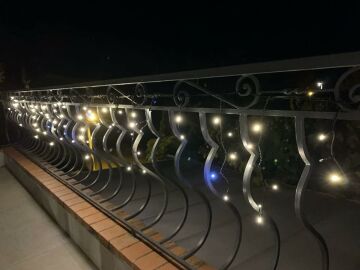 Saçak Flaşlı Led Yılbaşı Süsü 2 Metre 144 Ledli Yılbaşı Ağacı Süsü Fiş Tipi SNC-407