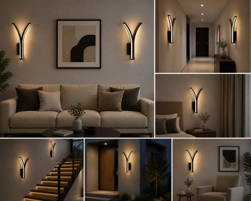 Ruby Modern Led Duvar Apliği Dekoratif Aplik Duvar Aydınlatma