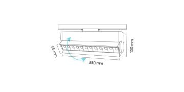 Goya 20 Watt Samsung Ledli Mercekli Ray Spot Mağaza Aydınlatma Armatürü GY 3655-20