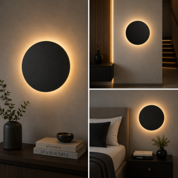 Aura Modern Led Duvar Apliği Dekoratif Aplik Duvar Aydınlatma