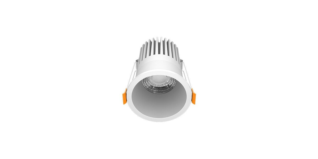 Goya 14 Watt Yuvarlak Samsung Ledli Spot Armatür GY 1730-14 6500K (Beyaz Işık) - Beyaz - Dimsiz