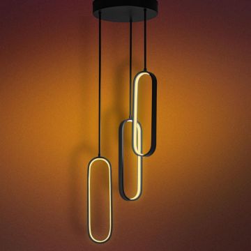 Yağmur Modern Led Avize Sarkıt Linear Aydınlatma Sarkıt Lineer Avize 3000  K (Gün Işığı) - Beyaz