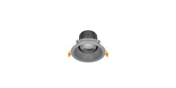 Goya 8 Watt Yuvarlak Dimlenebilir Samsung Ledli Spot Armatür GY 1735-8 3000  K (Gün Işığı) - Siyah - Titanyum - Dimli