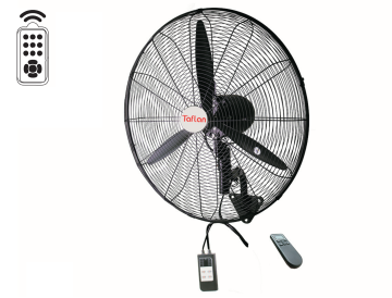 Kaşkar Taflan FLW-650-HR 180W Kumandalı 3 Kademeli Metal Gövde Sanayi Tipi Duvar Vantilatörü 66CM