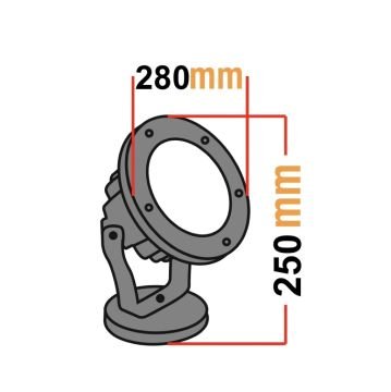 Led Ağaç Bahçe ve Peyzaj Aydınlatma Armatürü 54 Watt
