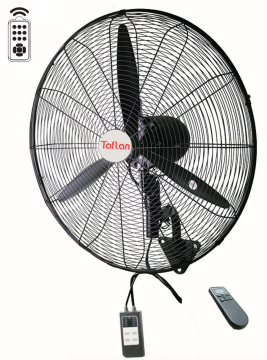 Kaşkar Taflan FLW-750-HR 210W Kumandalı 4 Kademeli Metal Gövde Sanayi Tipi Duvar Vantilatörü 76CM