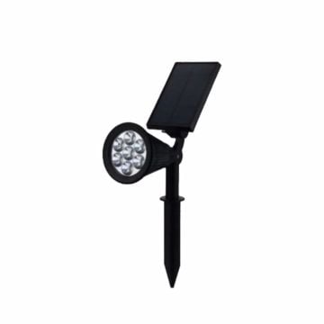 Cata Solar Şarjlı Kazıklı Led Bahçe Aydınlatma Armatürü 7 Watt CT-7310 3200K (Gün Işığı)