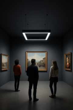 Kare Linear Aydınlatma Modern Led Avize Lineer Armatür