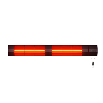 Ardonat 4000 Watt Kumandalı Dış Mekan Kafe Restoran Isıtıcı İnfrared Halogen Black Twin