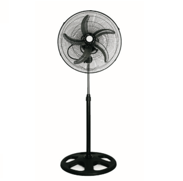 Kaşkar Taflan 75W 3 Kademeli 5 Pervaneli Siyah Gövde Sanayi Tipi Ayaklı Vantilatörü 45CM