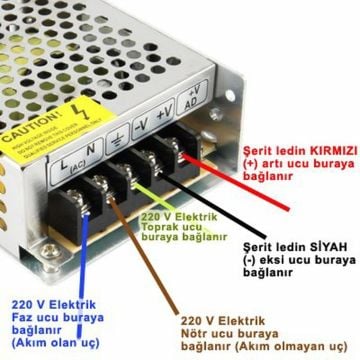 Noas 12 Volt İç Mekan 240 Ledli 2835 Çipli Şerit Led 4000K YL35-2407