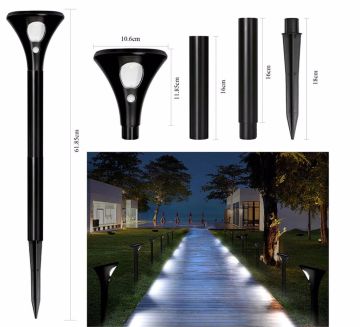 Cata Solar Şarjlı Kazıklı Led Bahçe Aydınlatma Armatürü 20 Watt CT-7311