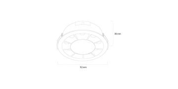 Goya 12 Watt Yuvarlak Samsung Ledli Mercekli Spot Armatür GY 5102