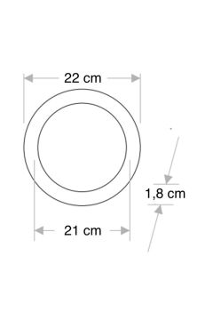 Noas 20 Watt Sensörlü Sıva Üstü Led Panel Aydınlatma Beyaz Işık YL14-1810-S
