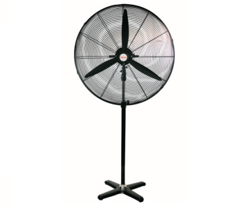 Kaşkar Taflan FS-650 220W 3 Kademeli Siyah Gövde Sanayi Tipi Ayaklı Vantilatörü 66CM