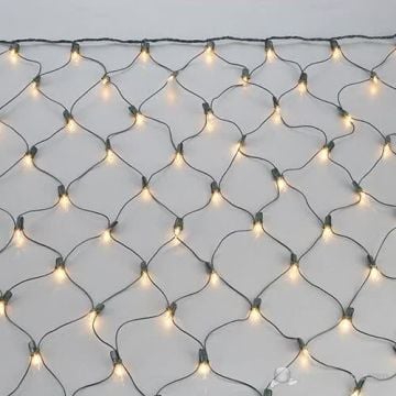 Balıkçı Ağı Led Yılbaşı Süsü 2x2 Metre 250 Ledli Ağ Yılbaşı Ağacı Süsü Yeşil Kablolu SNC-415
