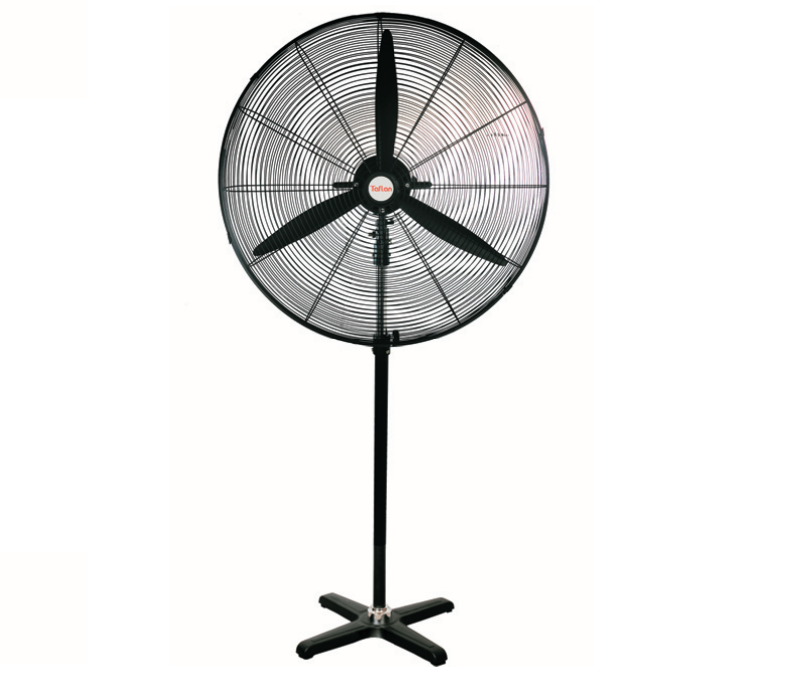 Kaşkar Taflan FS-750 250W 3 Kademeli Siyah Gövde Sanayi Tipi Ayaklı Vantilatörü 76CM