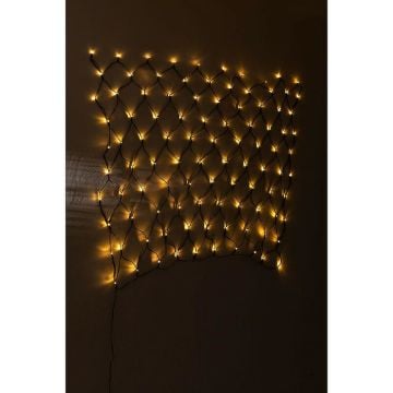Balıkçı Ağı Flament Led Yılbaşı Süsü 2x2 Metre 250 Ledli Ağ Yılbaşı Ağacı Süsü Fiş Tipi SNC-416