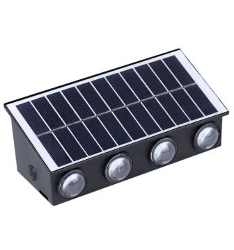 Cata 20W Solar Şarjlı Led Duvar Bahçe Aydınlatma Aplik Gün Işığı CT-8010
