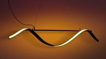 Sarmaşık Modern Led Avize Sarkıt Linear Aydınlatma Sarkıt Lineer Avize 4000K (Natural Işık) - Beyaz