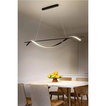 Sarmaşık Modern Led Avize Sarkıt Linear Aydınlatma Sarkıt Lineer Avize 4000K (Natural Işık) - Beyaz