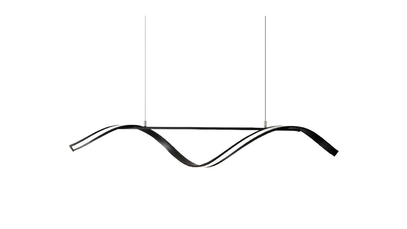 Sarmaşık Modern Led Avize Sarkıt Linear Aydınlatma Sarkıt Lineer Avize 4000K (Natural Işık) - Beyaz