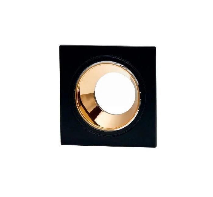 Noas Hazar Kare Siyah Rose Dekoratif Boş Kasa Spot YL60-1331