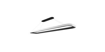 Goya 150 Watt Samsung Ledli Dekoratif Sarkıt Dikdörtgen Kristal Linear Aydınlatma 180CM GY 8262-35x180