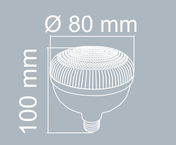 Noas 20 Watt E27 Duylu Kristal Torch Led Ampul YL95-2011