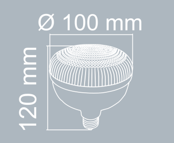 Noas 30 Watt E27 Duylu Kristal Torch Led Ampul YL95-3011