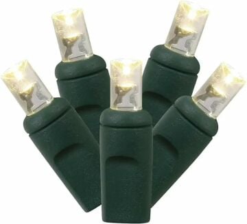 Renkli Bahçe Led Saçak Yılbaşı Süsü 10 Metre 100 Ledli Saçak Yılbaşı Ağacı Süsü Yeşil Kablo SNC-507