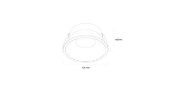 Goya 14 Watt Yuvarlak Samsung Ledli Spot Armatür GY 1750-14